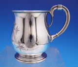 Wood and Hughes Sterling Silver Child's Cup GW Interior Bright-Cut (#9067)