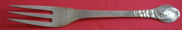 Blossom by Evald Nielsen Sterling Silver Fish Fork Hand Hammered 3-tine 7"