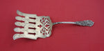 Trajan by Reed and Barton Sterling Asparagus Serving Fork GW engraved  9 1/4"
