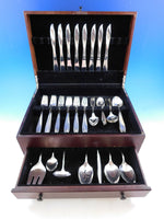 Vivant by Oneida Sterling Silver Flatware Set for 8 Service 47 Pieces Modern