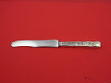 Lap Over Edge Acid Etched by Tiffany & Co Sterling Dessert Knife peony 7 1/2"