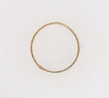 10k Yellow Gold Baby Infant Band Ring with Floral Design Size 0 Jewelry (#J6189)