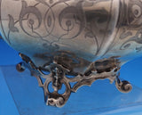 Edward John and Barnard English Victorian Sterling Tea Set 4pc w/Bird (#7677)