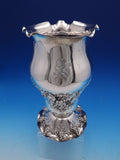 Grape by Shiebler Sterling Silver Wine Cooler Vase 2357 10 1/2" Monogram S #7752