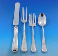 Commonwealth Engraved by Watson Sterling Silver Flatware Set Service 32 pcs Bow