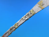Lap Over Edge Mixed Metals Tiffany Sterling Silver Salad Serving Set Applied