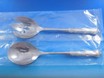 Strasbourg by Gorham Sterling Silver Salad Serving Set Pierced Custom 10 7/8"