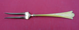 Lilje by Th. Olsens Sterling Silver Pickle Fork vermeil enameled yellow 5 3/8"