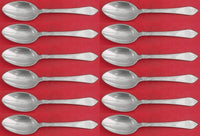 Continental by Georg Jensen Sterling Silver Dinner Spoon #011 Set 12 pcs 7 5/8"