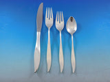 Vivant by Oneida Sterling Silver Flatware Set for 8 Service 47 Pieces Modern