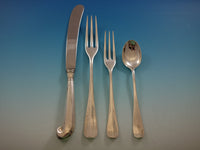 Queen Anne Williamsburg by Stieff Sterling Silver Flatware Set Service 24 Pieces