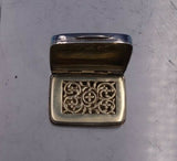 Matthew Lindwood English Georgian Sterling Silver Vinaigrette GW Interior #4078