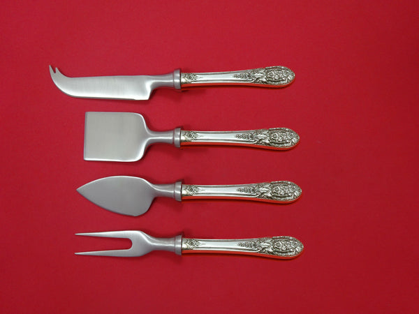 Crown Princess by International Sterling Silver Cheese Serving Set 4pc Custom