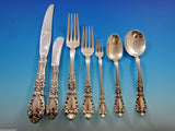 Prince Eugene by Alvin Sterling Silver Flatware Set 8 Service 61 Pcs Dinner Size