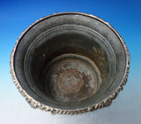 Silverplate and Copper Champagne Cooler w/Liner Raised Borders Scrollwork #5628