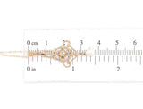 10k Yellow Gold Victorian Diamond Lavaliere with Pearl Drop (#J6429)