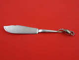 Blossom by Georg Jensen Sterling Silver Fish Knife Hand Hammered #84 8 1/8"