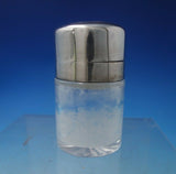CM English Sterling Silver and Glass Dresser Jar (#5738)