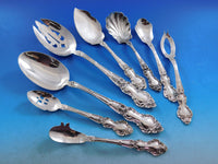 Meadow Rose by Wallace Sterling Silver Flatware Set for 12 Service 212 pieces