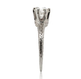 14k Antique .78ct Genuine Natural Diamond Engagement Ring w/ GIA Report (#J6743)