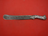 Tiffany and Co Sterling Silver Paper Knife Large 11 1/2" w/ Acid Etched Figure