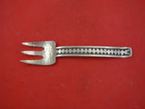 James Fox Indigenous Sterling Silver Cold Meat Fork Hand Wrought Hammered 8 3/4"