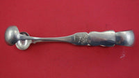 Sheaf of Wheat by Wm Rogers Hartfort Coin Silver Ice Tong 6" Serving Heirloom