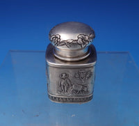 Neresheimer and Sohne German .925 Silver Snuff Box with Figural Scenes (#7209)