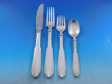 Arvesolv #1 by Hans Hansen Sterling Silver Flatware Set Danish 82 pcs Modern