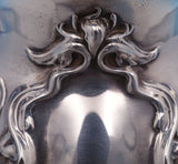 Eton by Wallace Sterling Silver Tea Pot Art Nouveau #1160 6" Monogram C (#8402)