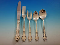 English Gadroon by Gorham Sterling Silver Flatware Set for 12 Service 60 pieces