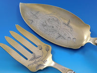 Arlington by Towle Sterling Silver Fish Serving Set 2-Piece GW HH Bright-Cut