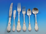 Copenhagen Silver Industry Danish Sterling Silver Flatware Set Service 46 pcs