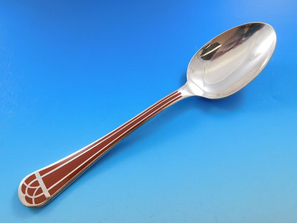 Talisman Sienna Brown by Christofle Silverplate Large Dinner Spoon 8 1/8" France