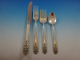 Queen's Lace by International Sterling Flatware Service For 8 Set 32 Pieces
