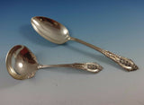 Rose Point by Wallace Sterling Silver Flatware Set For 8 Service 59 Pieces