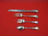 Wild Rose Old by International Sterling Silver Dinner Size Place Setting(s) 4pc