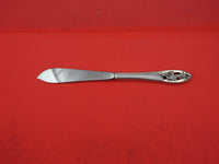 Silver Iris by International Sterling Silver Master Butter hollow handle 7"