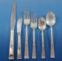 Classic Rose by Reed & Barton Sterling Silver Flatware Set 12 Service 75 Pieces