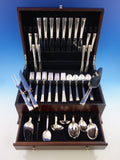 Continental by International Sterling Silver Flatware Set 8 Service 51 pcs Plain