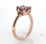 14k Gold 1.79 Carat Bi-Color Watermelon Genuine Natural Tourmaline Ring (#J7017)