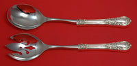 America Victorian by Lunt Sterling Silver Salad Serving Set Pierced Custom 2pc