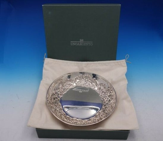 Uno Argento Italian Italy Sterling Silver Oyster Dish New in Box #340 (#4533)