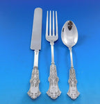 Alhambra by Whiting Sterling Silver Flatware Set 12 Service 43 pieces