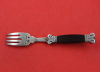 Aztec by Hector Aguilar Mexican Sterling Silver Salad Fork with Wood Handle 7"