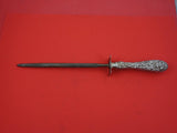 Rose by Stieff Sterling Silver Roast Carving Hone Hollow Handle 13 1/2"