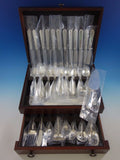 William and Mary by Lunt Sterling Silver Flatware Set 12 Service 96 pcs Dinner