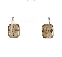 14k White Gold Genuine Natural Sapphire Earrings (#J5526)