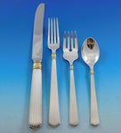 Ashmont Gold by Reed & Barton Sterling Silver Flatware Set for 12 56 pcs Dinner