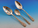 Repousse by Kirk Sterling Silver Flatware Set Service 183 pieces Dinner Vintage